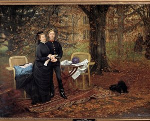 Keisarillisen prinssi Eugenian muotokuvia (Eugenia de Montijo tekijältä James Jacques Joseph Tissot