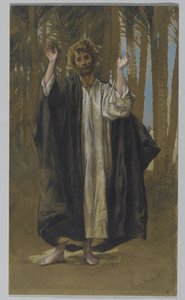 Pyhä Simon, kuva Herramme Jeesuksen Kristuksen elämästä (wc grafiitin päällä paperilla) tekijältä James Jacques Joseph Tissot