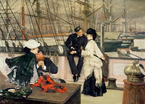 Kapteeni ja perämies, 1873 tekijältä James Jacques Joseph Tissot