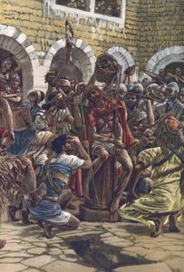 Orjantappurakruunu - "Herramme Jeesuksen Kristuksen elämästä" - 1899, James Tissot - La vie de notre seigneur Jesus Christ, kirjoittanut Jacques Joseph (Jacques Joseph) Tissot dit James Tissot (1836-1902) tekijältä James Jacques Joseph Tissot