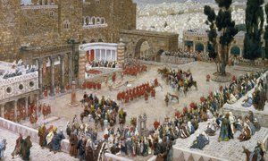 Huonekalut ja erilaiset esineet 1100- ja 1300-luvuilta tekijältä James Jacques Joseph Tissot