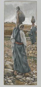 Pyhä Neitsyt nuoruudessaan, kuva Herramme Jeesuksen Kristuksen elämästä (wc grafiitin päällä paperilla) tekijältä James Jacques Joseph Tissot