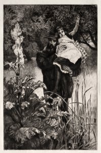 Leskimies (etsaus ja kuivaneula) tekijältä James Jacques Joseph Tissot