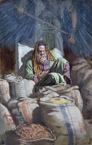 Sinä typerys, tänä yönä sinulta vaaditaan sieluasi, kuvitus teokseen The Life of Christ, n. 1886-1894 (wc ja guassi pahville) tekijältä James Jacques Joseph Tissot
