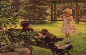 Huonekalut ja erilaiset esineet 1100- ja 1300-luvuilta tekijältä James Jacques Joseph Tissot
