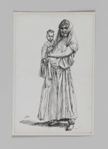Nainen Gebasta, Samariasta, kuva Herramme Jeesuksen Kristuksen elämästä tekijältä James Jacques Joseph Tissot