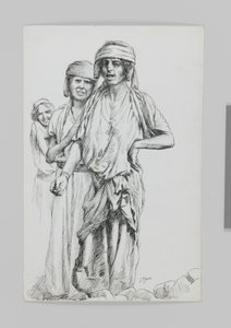 Naiset Gebasta, Samariasta, kuva Herramme Jeesuksen Kristuksen elämästä tekijältä James Jacques Joseph Tissot