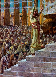 Salomo vihkii temppelin Jerusalemissa - Raamattu