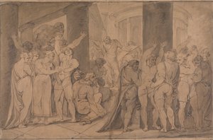 Roomalaisille paljastettu Lucretian ruumis tekijältä James Jefferys