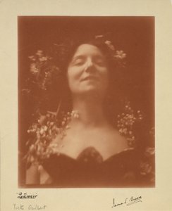 "The Desire": muotokuva Yvette Guilbertistä, 1896 tekijältä James L. Breese