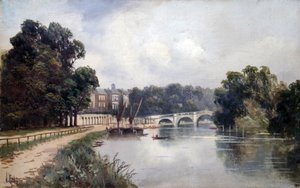 Cholmondeley Walk, katso kohti Richmond Bridgeä