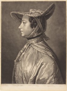 Katherine, Lincolnin kreivitär tekijältä James MacArdell after William Hoare