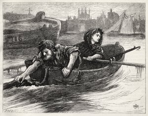 Charles Dickensin romaani "Mutual Friend"