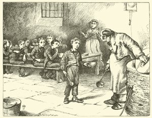 Oliver Twist pyytää lisää