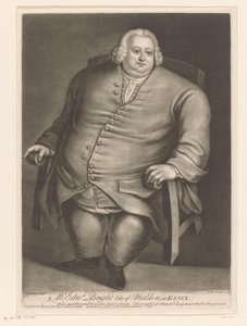 Portretti van Edward Bright herra Edwd. Maldenin valoisa myöhäinen Essexissä (otsikko esineessä)
