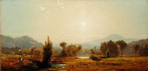 Näkymä Catskillsille (öljy kankaalle)