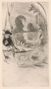 [76] Whistlerin – The Model Restingin – peruutetuilta levyiltä saatuja vaikutelmia. tekijältä James Abbott McNeill Whistler