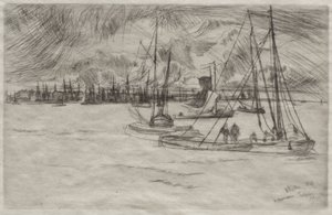 Amsterdam Tolhuisista nähtynä tekijältä James McNeill Whistler