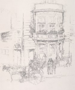 Gaiety-teatterin takapuoli tekijältä James McNeill Whistler