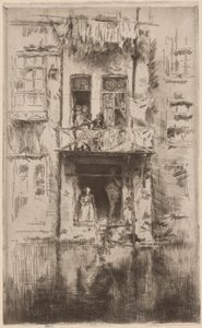 Parveke, Amsterdam tekijältä James Abbott McNeill Whistler