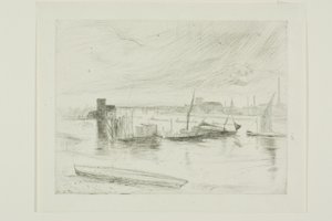 Battersea Dawn (Cadogan Pier) tekijältä James Abbott McNeill Whistler
