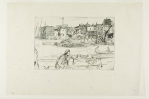 Black Lion Wharf tekijältä James McNeill Whistler