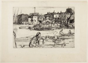 Black Lion Wharf tekijältä James McNeill Whistler
