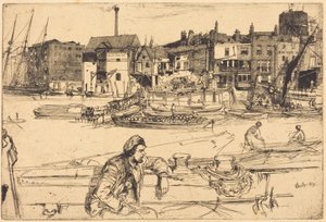 Black Lion Wharf tekijältä James McNeill Whistler