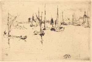 Veneitä, Dordrecht tekijältä James McNeill Whistler