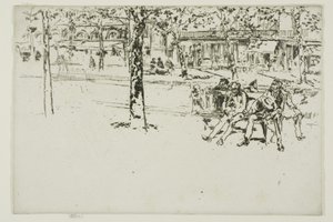 Boulevard Poissonniere, Pariisi tekijältä James McNeill Whistler