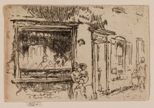 Lihakauppa, Sandwich, Kent tekijältä James McNeill Whistler