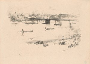 Charing Crossin rautatiesilta tekijältä James Abbott McNeill Whistler