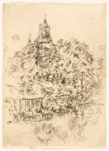 Chateau de Verneuil, Touraine tekijältä James McNeill Whistler