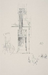 Kukot ja kanat, Hôtel Colbert tekijältä James Abbott McNeill Whistler