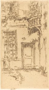 Sisäpiha, Rue P.L. Kuriiri tekijältä James Abbott McNeill Whistler