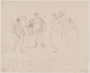 Kaksi kuuluisaa Pariisin taiteilijaa tekijältä James Abbott McNeill Whistler