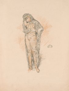 Verhottu figuuri, seisova tekijältä James Abbott McNeill Whistler