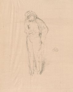 Verhottu figuuri, seisova tekijältä James Abbott McNeill Whistler