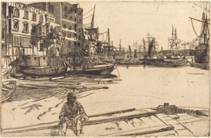 Eagle Wharf tekijältä James Abbott McNeill Whistler