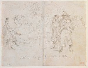 Tuli suurelle kävelykadulle Badenissa tekijältä James Abbott McNeill Whistler