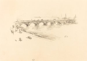 Ilta, Little Waterloon silta tekijältä James Abbott McNeill Whistler