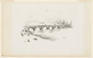 Ilta, Little Waterloon silta tekijältä James Abbott McNeill Whistler