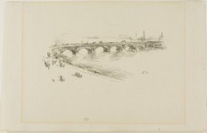 Ilta, Little Waterloon silta tekijältä James Abbott McNeill Whistler