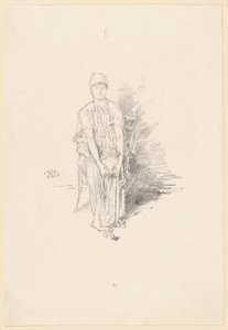 Figuuritutkimus väreissä tekijältä James Abbott McNeill Whistler