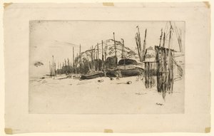 Barques de pesca, Hastingsfinnish tekijältä James Abbott McNeill Whistler