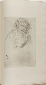 Fumetten taivutettu pää tekijältä James McNeill Whistler