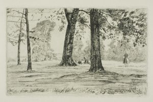 Greenwich Park tekijältä James Abbott McNeill Whistler
