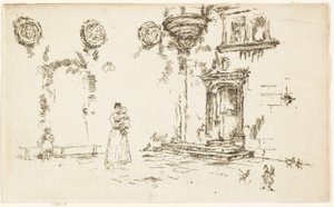 Hotelli Lallemant, Bourges tekijältä James Abbott McNeill Whistler