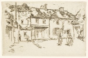 Hotel de la Promenade, Loches tekijältä James Abbott McNeill Whistler