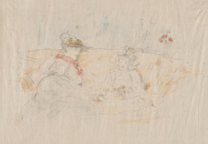 Nainen ja lapsi tekijältä James Abbott McNeill Whistler